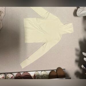 Zara white turtle neck, Large girls and xs women